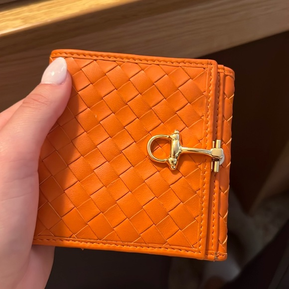 Orange wallet *BOUGHT IN ITALY* - Picture 1 of 6